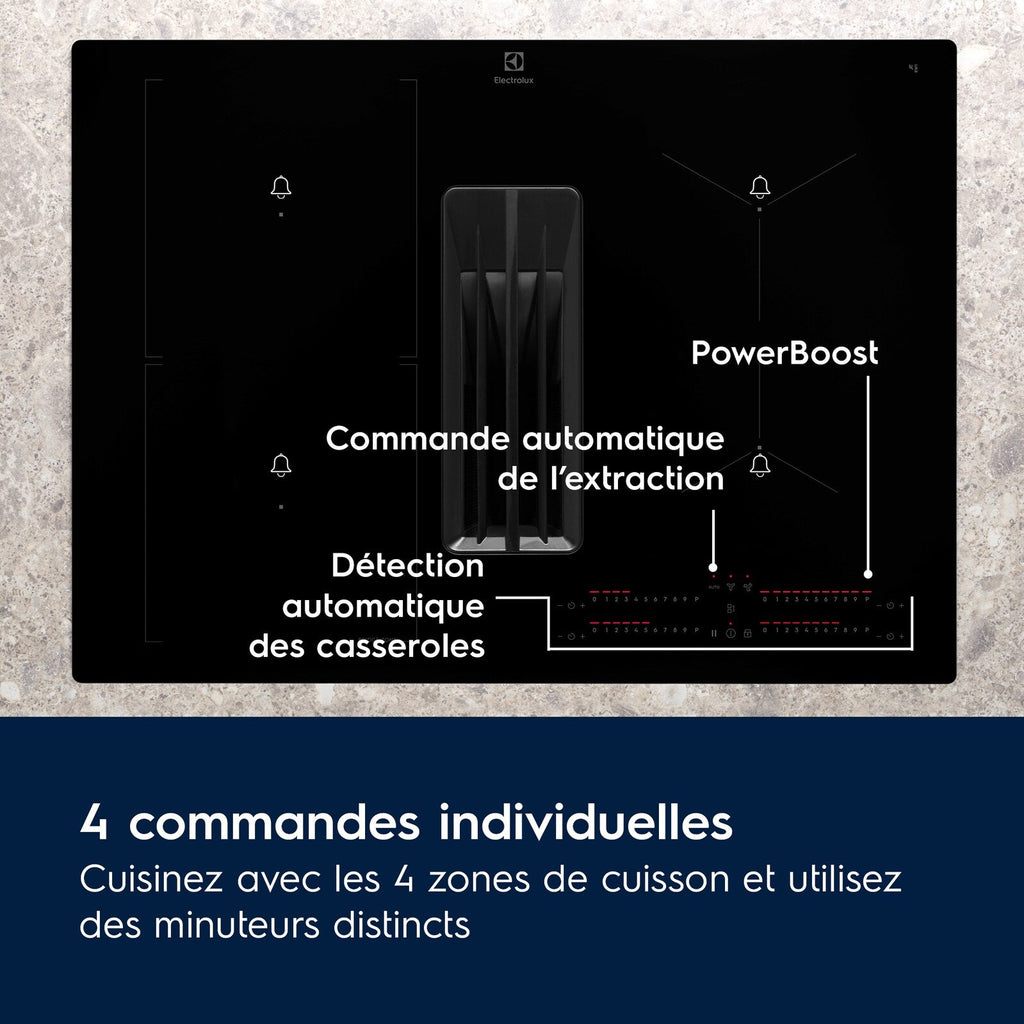 Plaque aspirante Electrolux KCC73443 avec défaut d'aspect