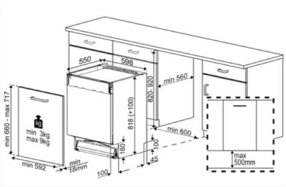 Beko BDIN38561C Lave-vaisselle intégré