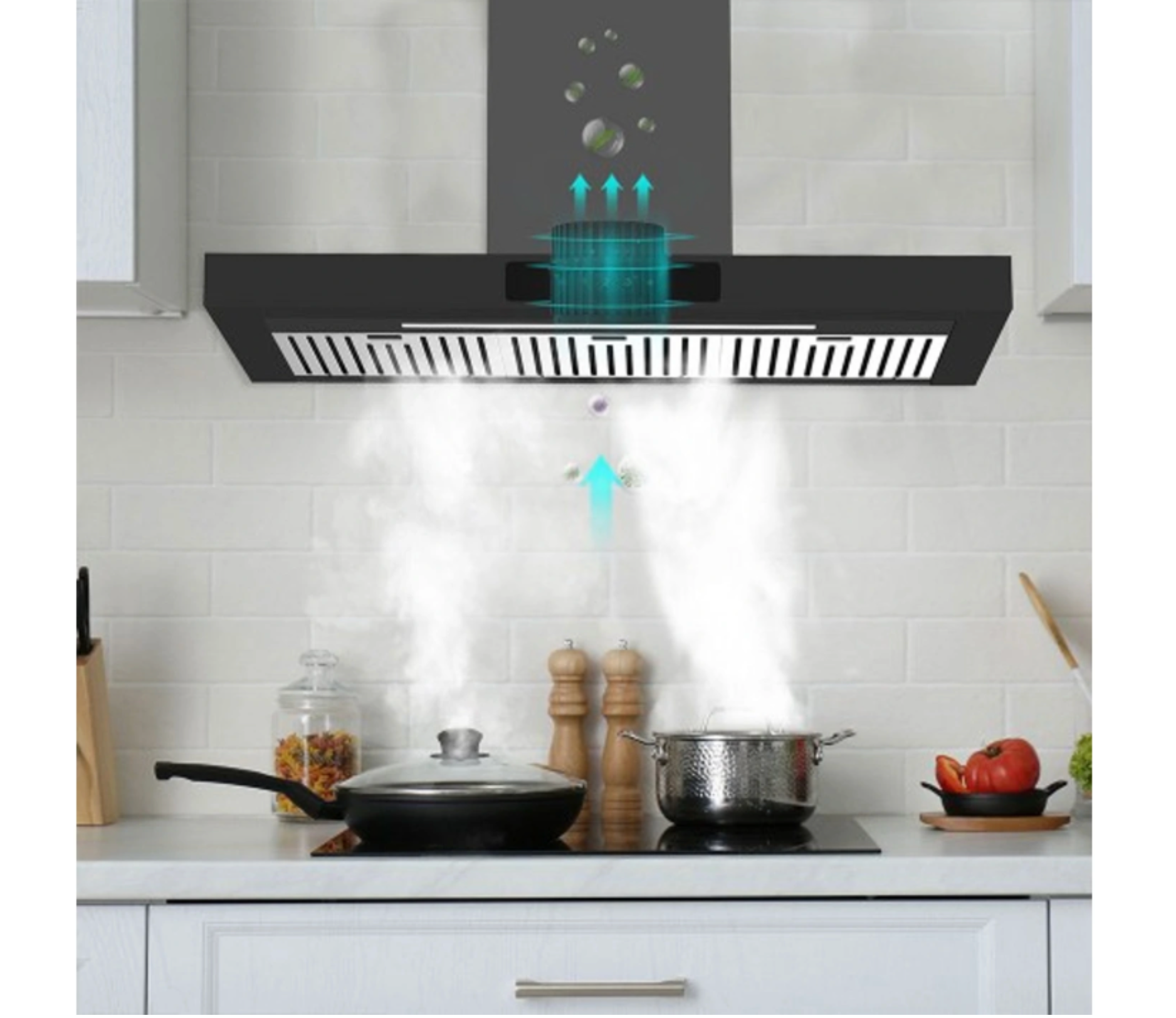 Hotte décorative filtre à plasma TRIOMPH TA9PLABOXN