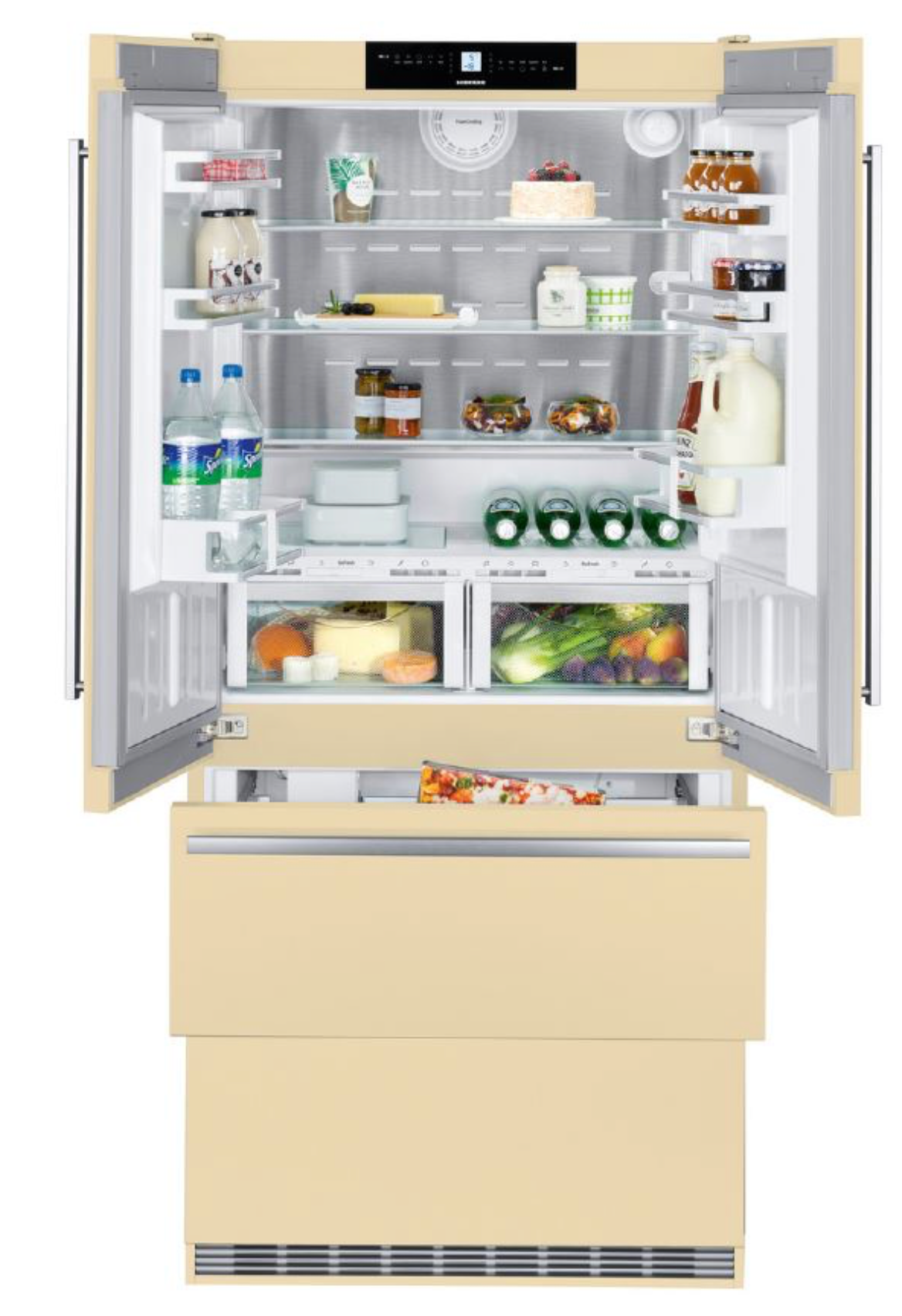 Réfrigérateur américain (French door) Liebherr CBNbe 6256 beige