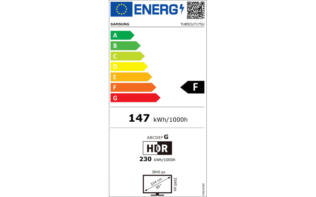 Télévision SAMSUNG TU85CU7175U