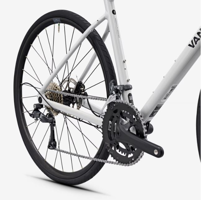Vélo de route Shimano Claris 2x8v, EDR AF gris VAN RYSEL