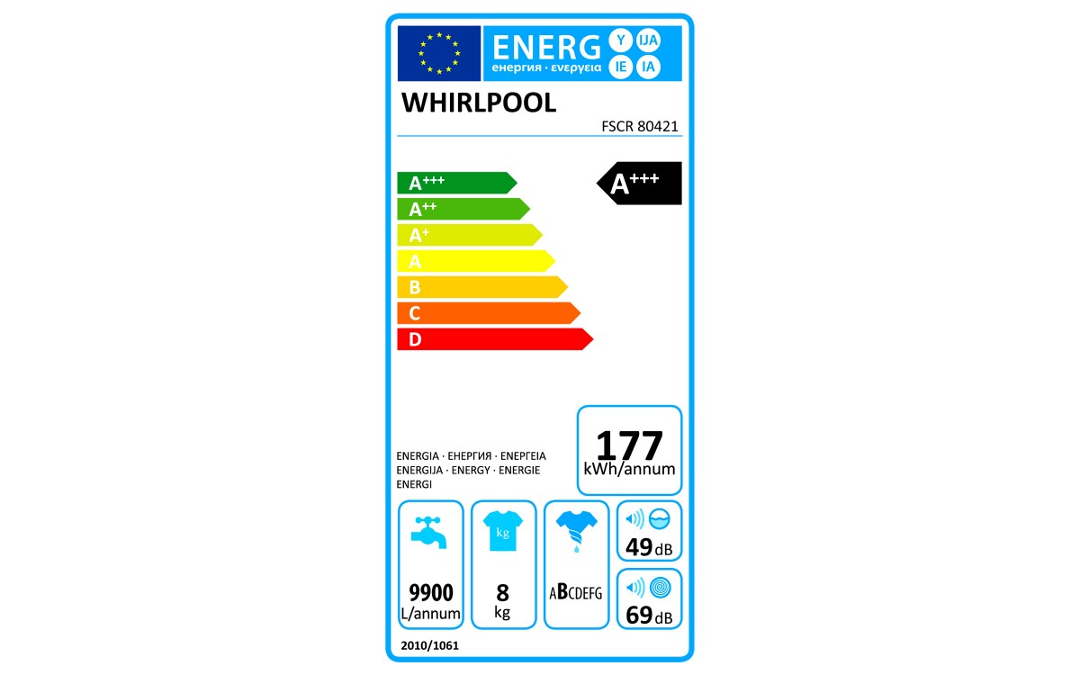 Lave-linge WHIRLPOOL Reconditionné FSCR80421