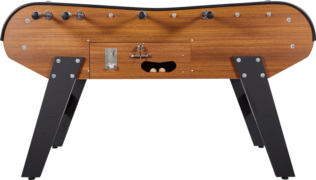 Babyfoot de bar en bois foncé