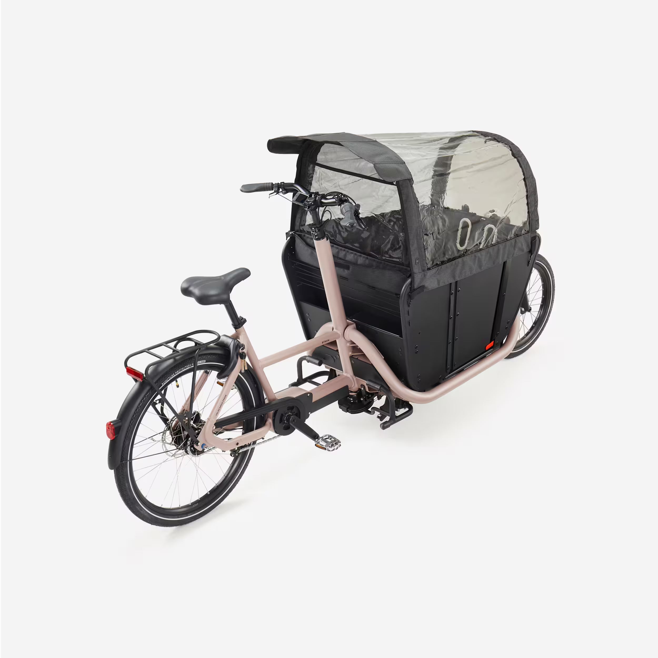 Velo cargo B'TWIN electrique biporteur famille f900e Mobilité urbaine
