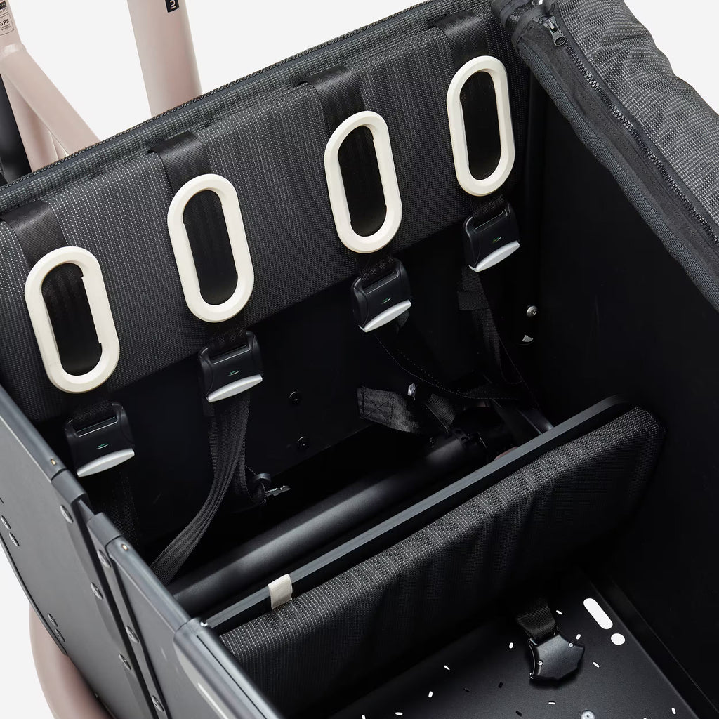 Velo cargo B'TWIN electrique biporteur famille f900e Mobilité urbaine
