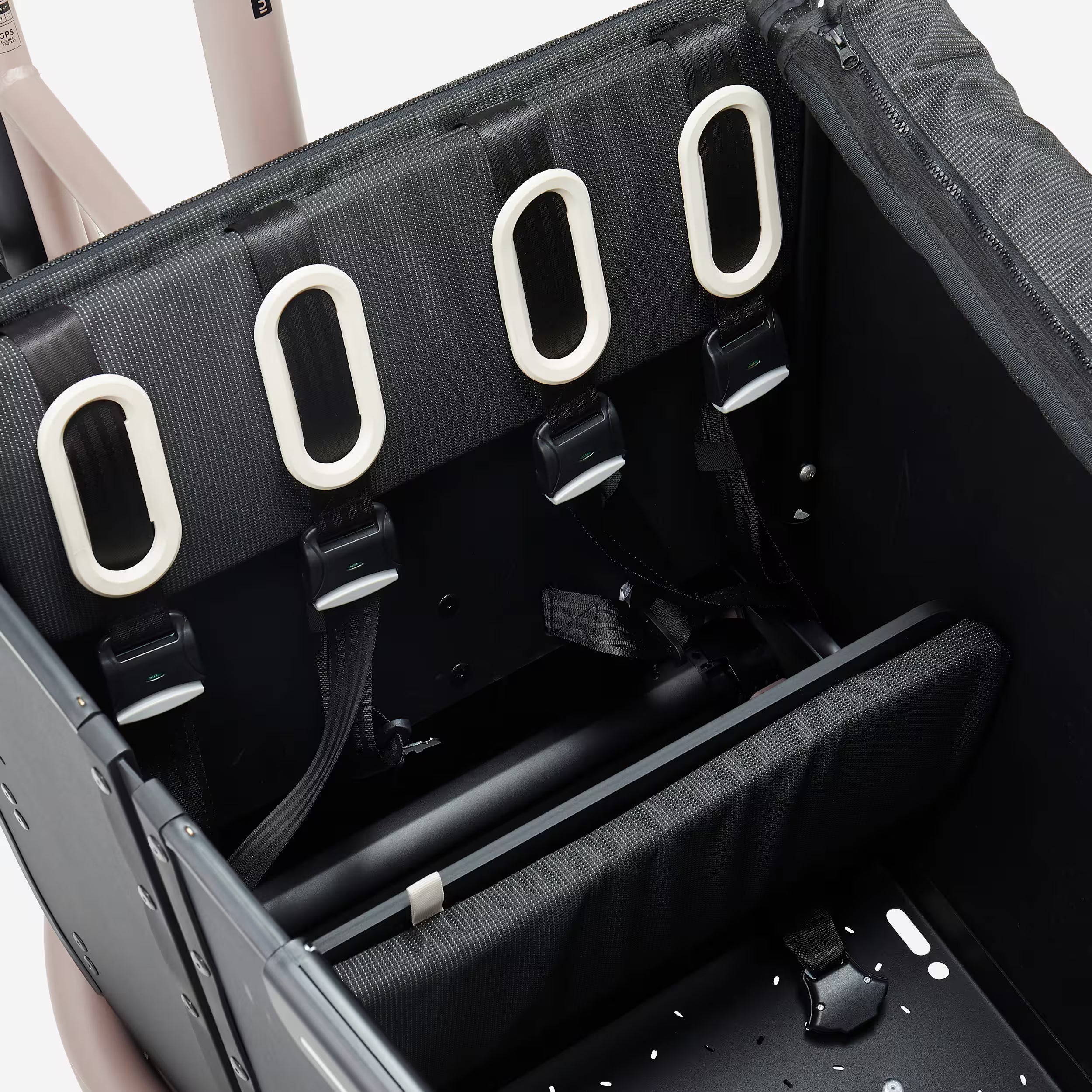 Velo cargo B'TWIN electrique biporteur famille f900e Mobilité urbaine