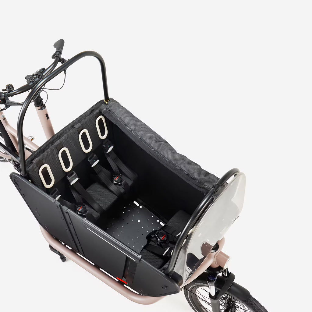Velo cargo B'TWIN electrique biporteur famille f900e Mobilité urbaine