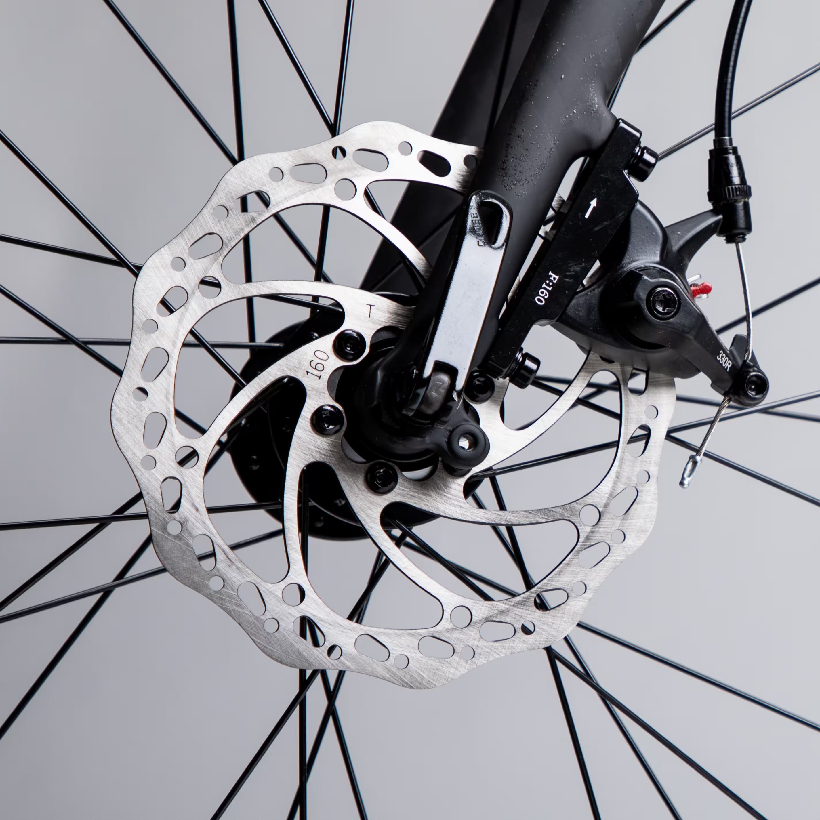 TRIBAN Vélo route cyclotourisme rc120 disque gris clair