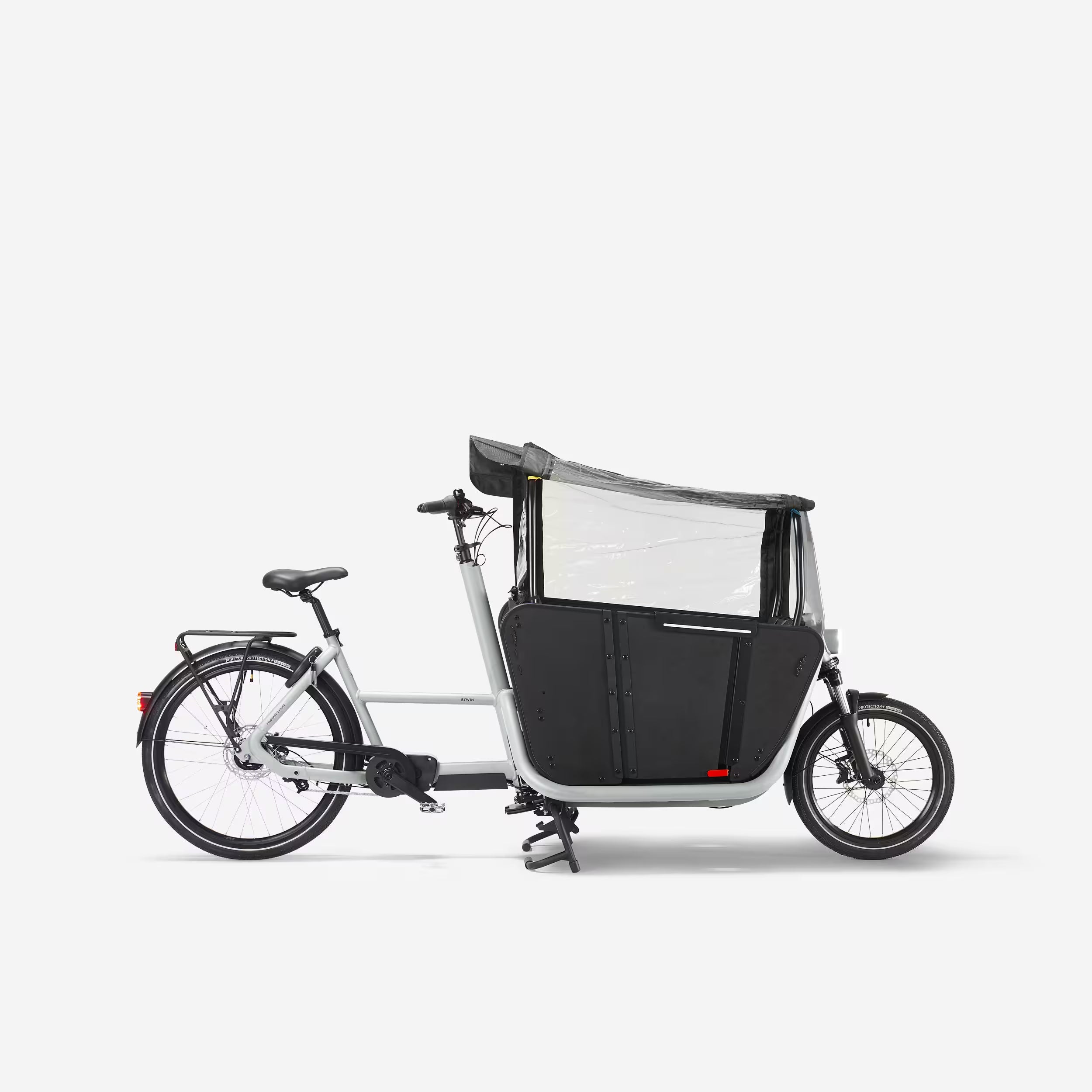 Velo cargo B'TWIN electrique biporteur famille f900e Mobilité urbaine