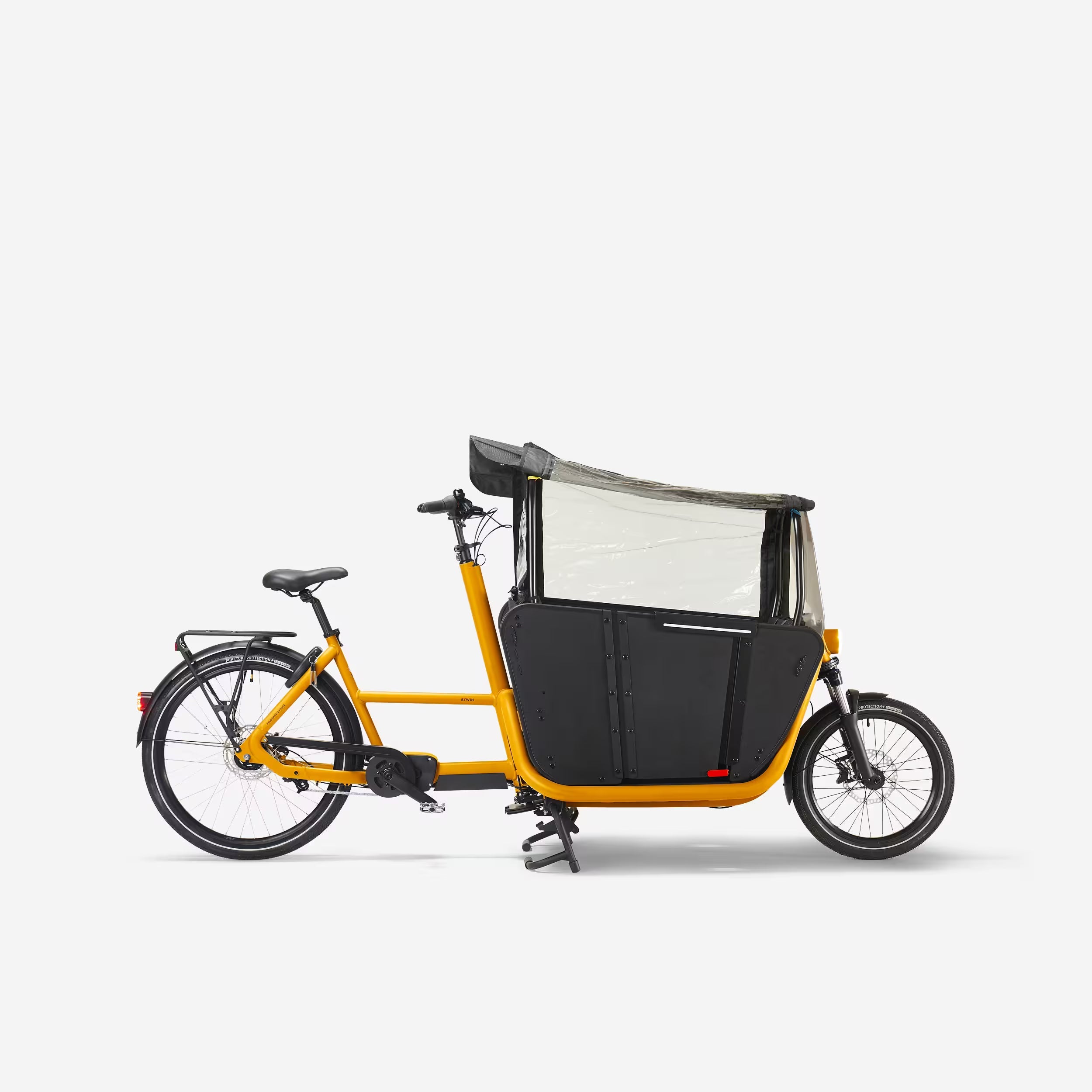 Velo cargo B'TWIN electrique biporteur famille f900e Mobilité urbaine