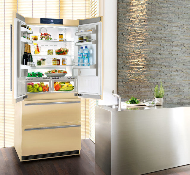 Réfrigérateur américain (French door) Liebherr CBNbe 6256 beige