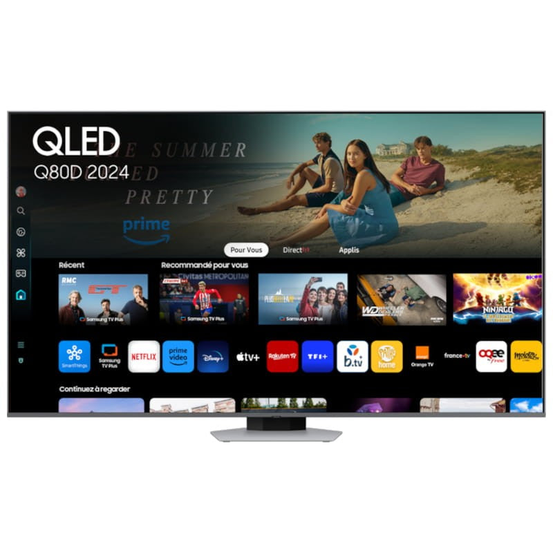 Télévision Samsung TQ85Q80DAT 85" QLED 4K Ultra HD Smart Wifi