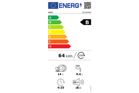 Lave-vaisselle encastrable SMEG 60 cm STL32FLEXI