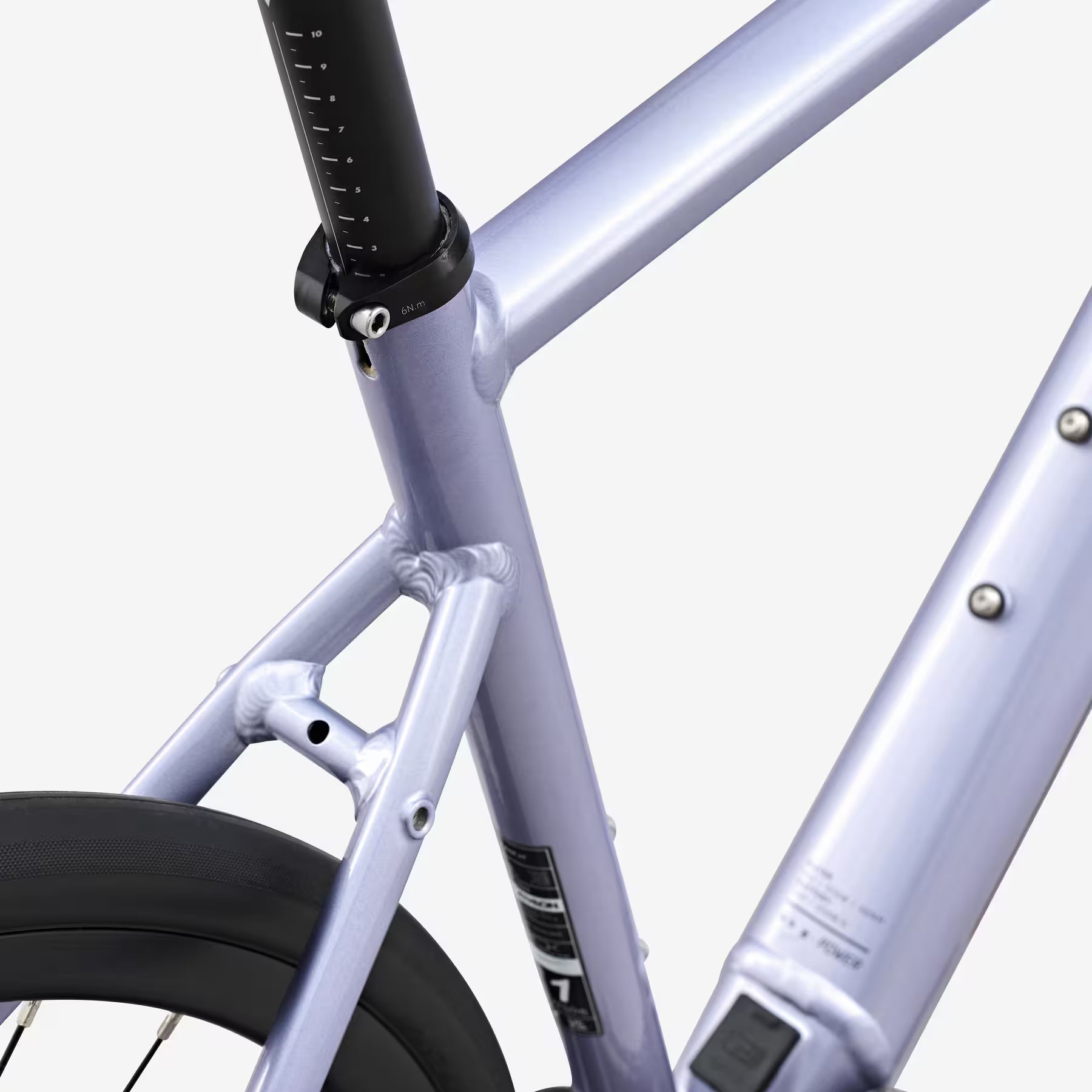 Vélo de route électrique VAN RYSEL SRAM Apex AXS 1x12v, E-EDR AF lila
